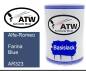 Preview: Alfa-Romeo, Farina Blue, AR323: 500ml Lackdose, von ATW Autoteile West.